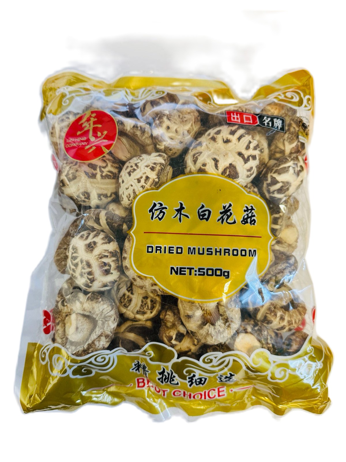 年兴仿木白花菇4-5CM 500G*32  LH DRIED WHITE FLOWER MUSHROOM