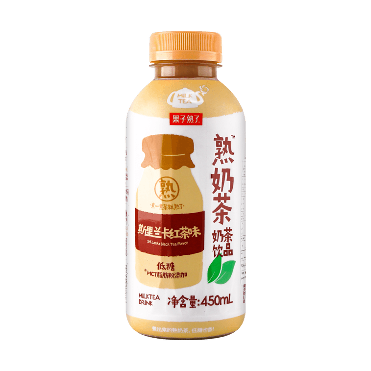 果子熟了-熟奶茶斯里兰卡红茶味450ML*15 GZSL COOKED MILK TEA SRI LANKAN BLACK TEA