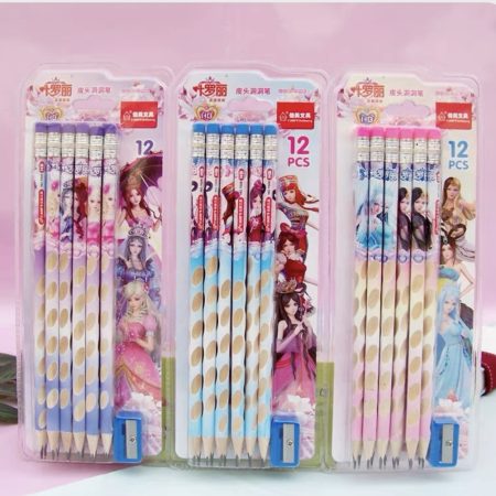 佳美YL7011-12支装洞洞笔叶罗丽HB铅笔1*24  JM 12PCS OF HOLE PEN YE LUOLI HB PENCIL
