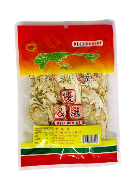 双桃牌当归片100G*100 DP DRIED DONG QUAI SLICE