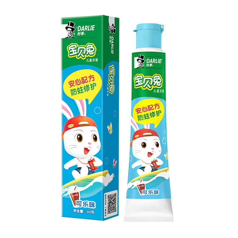 好来(原黑人牌)儿童牙膏-可乐味40G*12*4 DARLIE CHILDREN T/PASTE COLA FLV