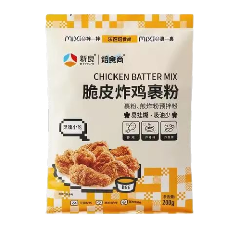 新良焙食尚脆皮炸鸡裹粉200G*40 XL CHICKEN BATTER MIX