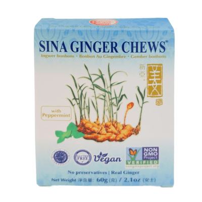 新亚薄荷姜糖56G*12*20 XY GINGER CANDY ART