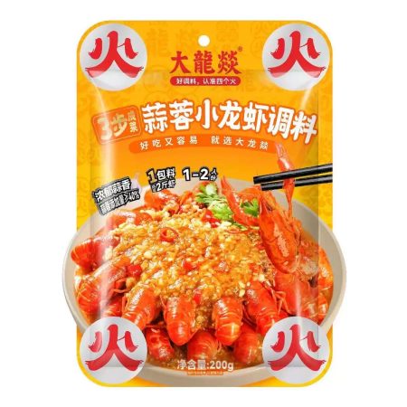 大龙燚蒜蓉小龙虾调料200G*30 DLY GARLIC CRAYFISH SSG