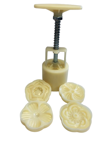 新良月饼模具-立体花朵(4.5*14.4CM) 1*100 XL DC M/CAKE MOLD 3D FLOWER
