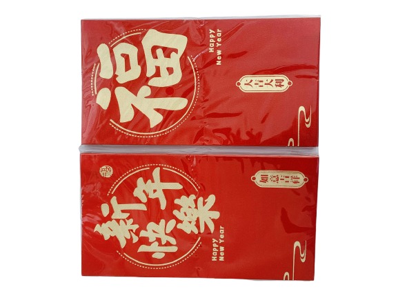 利是封JD060/JD064 (新年快乐-如意吉祥/福-大吉大利) 1*360 RED PACKET