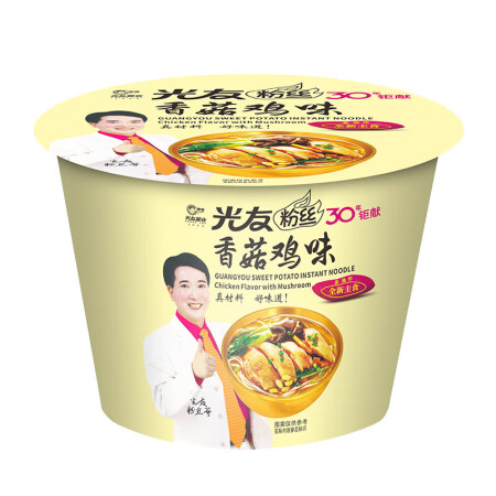 光友粉丝香菇鸡味95G*12  GY SWEET POTATO INSTANT NOODLE CHICKEN FLAVOR WITH MUSHROOM
