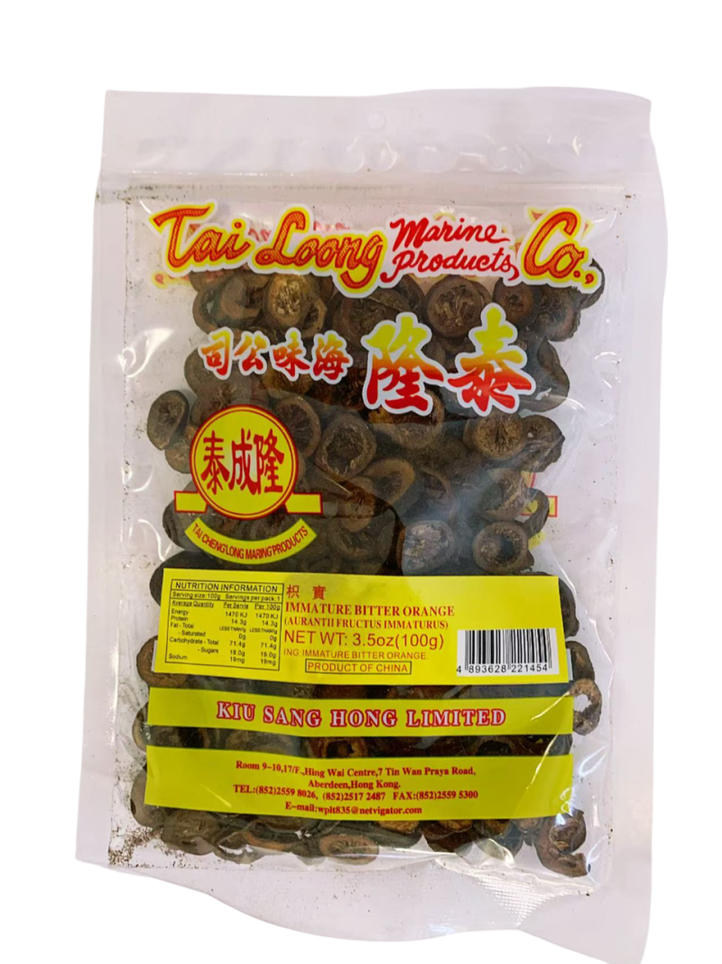 泰隆牌枳实100G*100 TL IMMATURE BITTER ORANGE