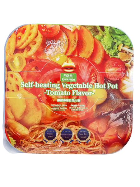 辣味客自热火锅番茄味182G*24 LWK SELF- HEATING VEGETABLE HOT POT TOMATO