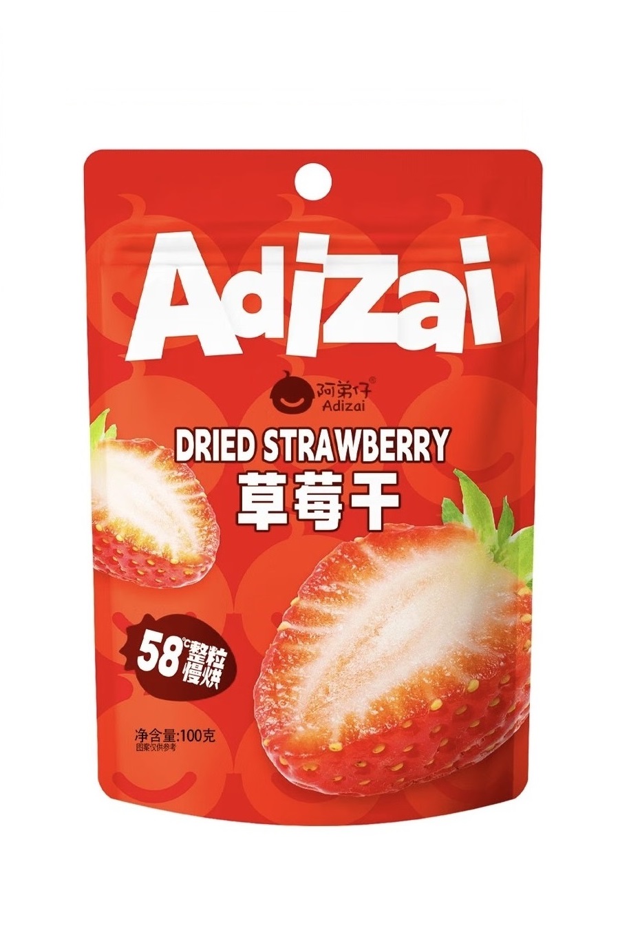 阿弟仔草莓干100G*30  ADIZAI DRIED STRAWBERRY
