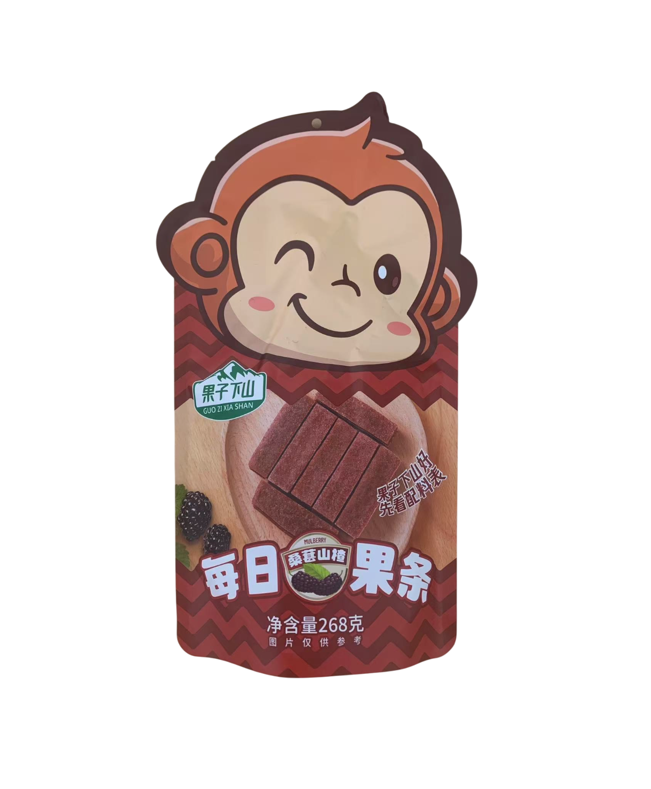 果子下山每日果条(桑葚味)268G*30    GZXS EVERYDAY HAWTHORN BARS(MULBERRY FLV)