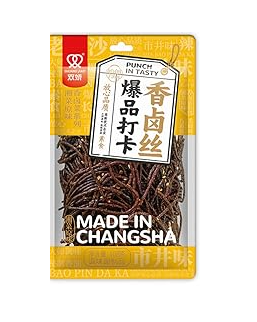 双娇牌爆品打卡香卤丝108G*60    SJ HOT SPICY MARINATED SHREDDED BEANCURD