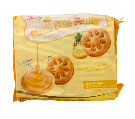 嘉士利凤梨果酱饼干(2PC*26)443G*20 JSL PINEAPPLE SANDWISH BISCUITS