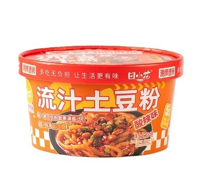 田小花流汁土豆粉-酸辣味294G*18 TXH POTATO NOODLE WITH SOUR SPICY SAUCE