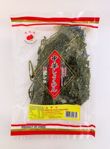 双桃牌海带丝100G*100 DP DRIED SEAWEED SHREDDED