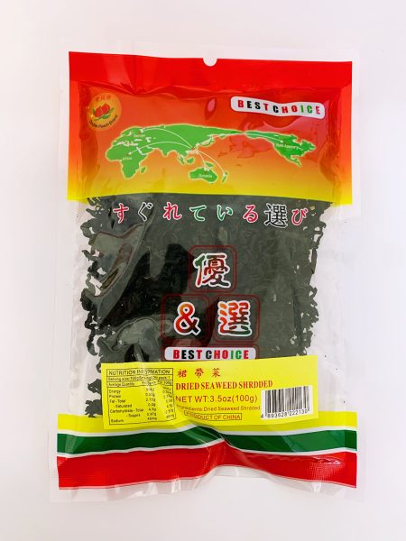 双桃牌裙带菜100G*100 DP DRIED SEAWEED SHREDDED