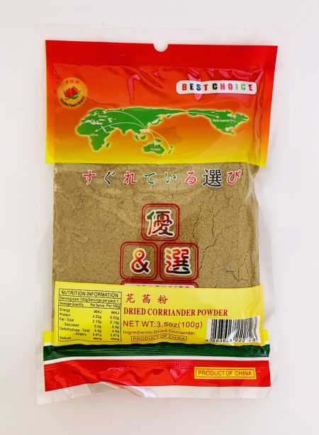 双桃牌香菜粉100G*10*10 DP DRIED CORIANDER PWD (CORIANDRUM SPP)