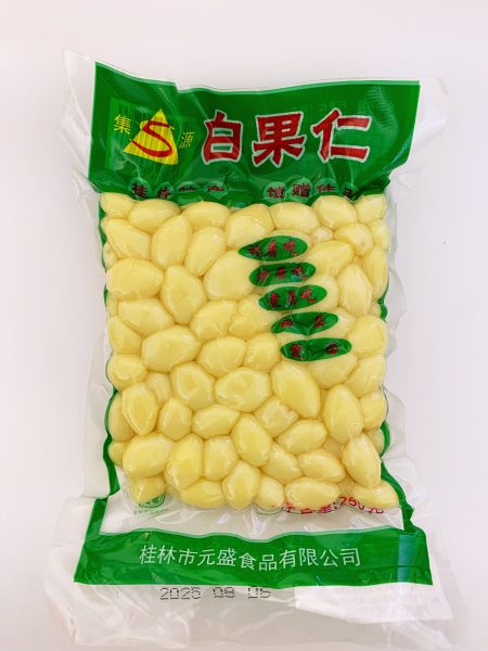 集源鲜白果仁(真空包装)250G*48 BOILED WHIT NUTS