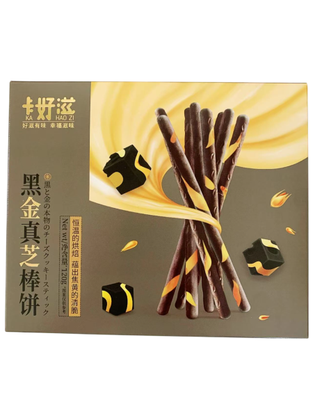 卡好滋黑金真芝棒饼120G*24 KHZ BLACK GOLD CHEESE STICKS