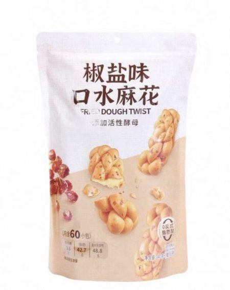 妙可熊口水小麻花椒盐味 (340G+66G)*20 MKX FRIED DOUGH TWIST SALT & PEPPER FLA