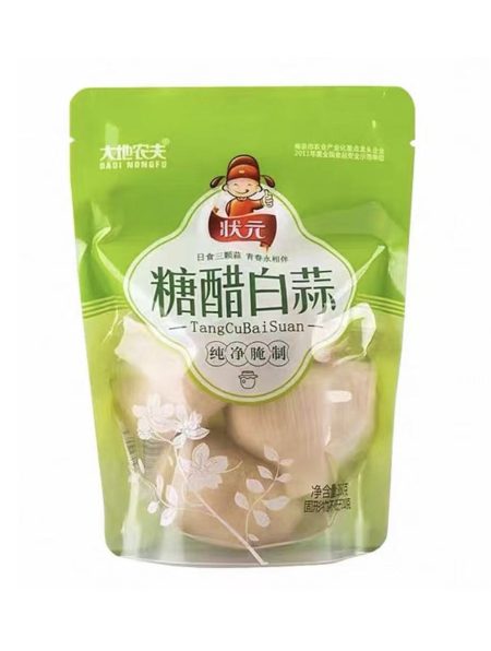 大地农夫状元糖醋白蒜350G*24 DDNF ZY SWEET & SOUR GARLIC