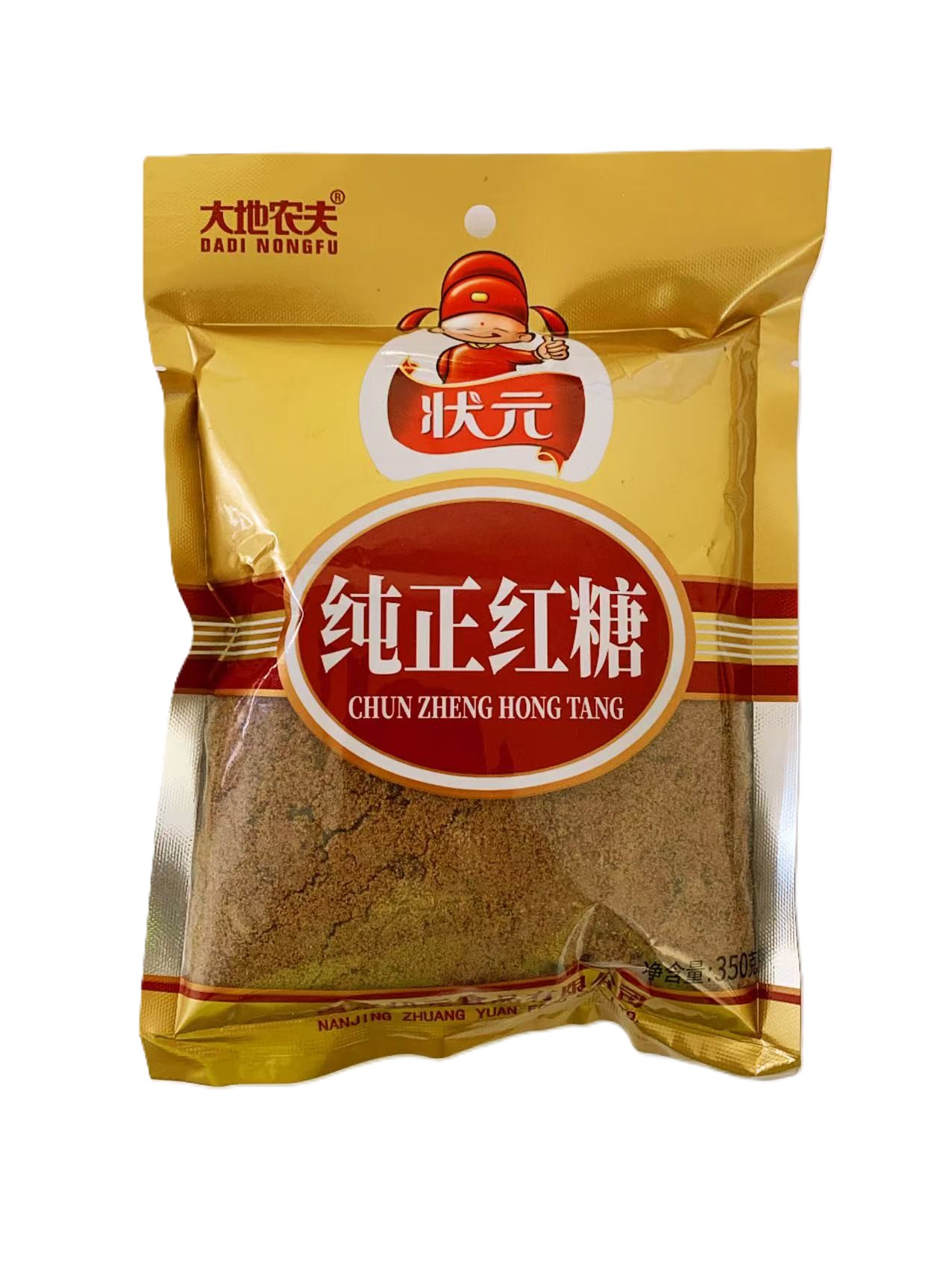 大地农夫状元纯正红糖350G*20 DDNF ZY PURE BROWN SUGAR