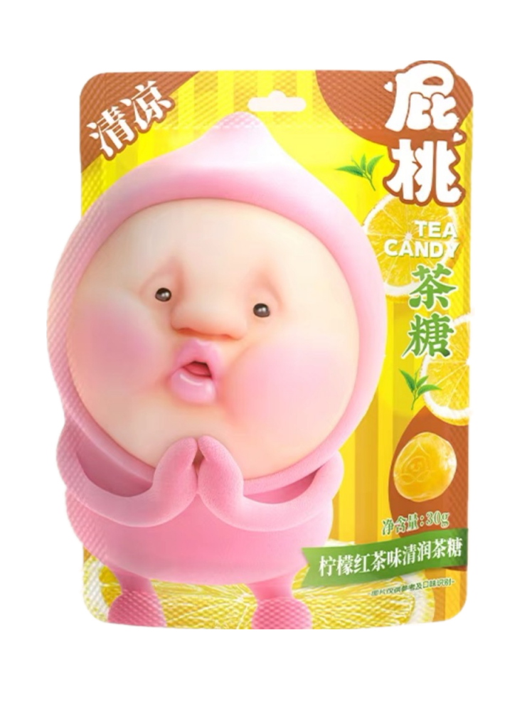 ZUO一下柠檬红茶味茶糖30G*30 ZYX PT LEMON BLACK TEA FLA REFRESHING TEA CANDY