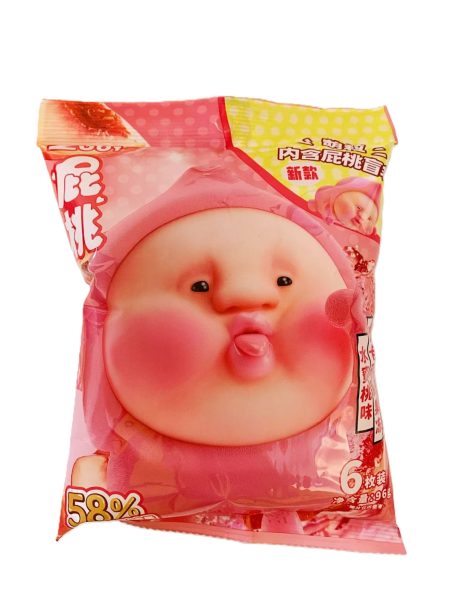 ZUO一下水蜜桃味低卡蒟蒻果冻-萌粒PLUS版96G*24ZYX PT PEACH FLA LOW-CALORIE KONJAC JELLY