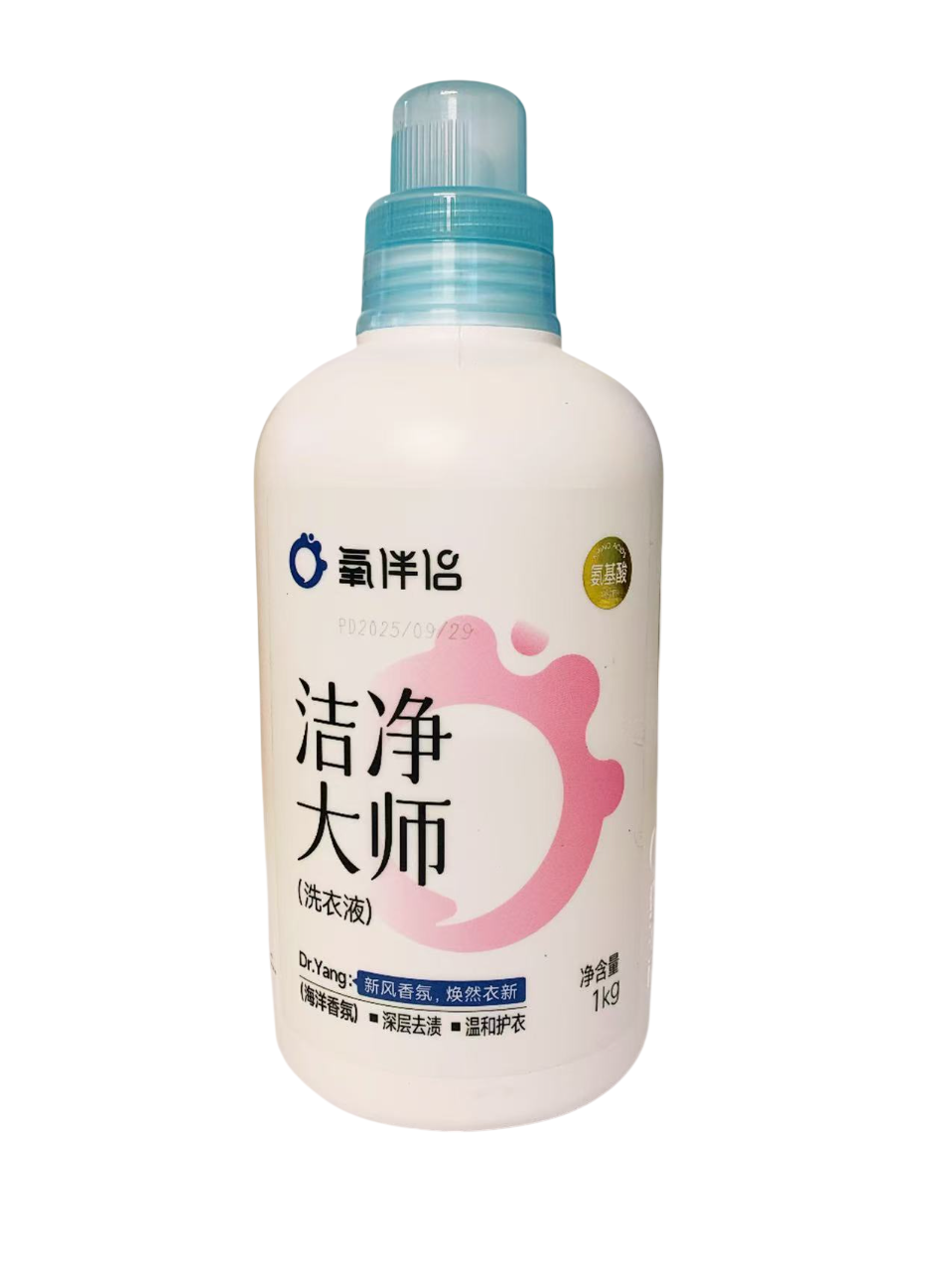 氧伴侣洁净大师洗衣液1KG*12 YBL CLEAN MASTER LAUNDRY DETERGENT