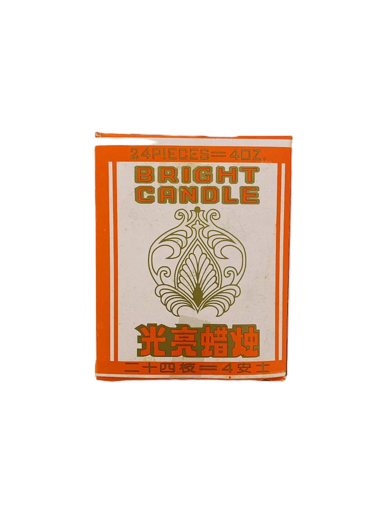 志成4安士红洋蜡烛24支*100 ZC 4OZ JOSS CANDLES