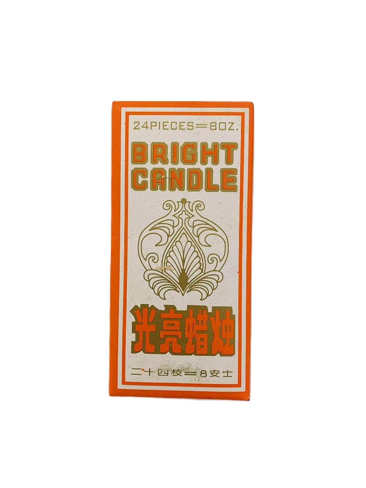 志成8安士红洋蜡烛24支*100  ZC 8OZ JOSS CANDLES