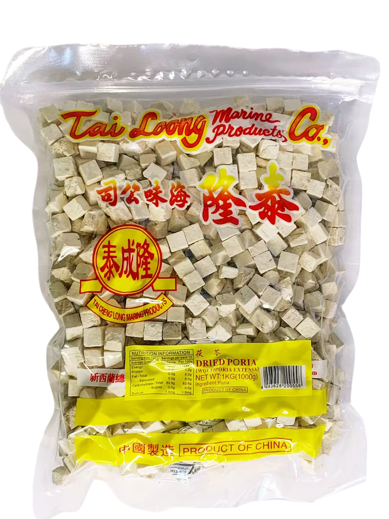 泰隆茯苓1KG*20 TL DRIED PORIA(WOLFIPORIA EXTENSA)
