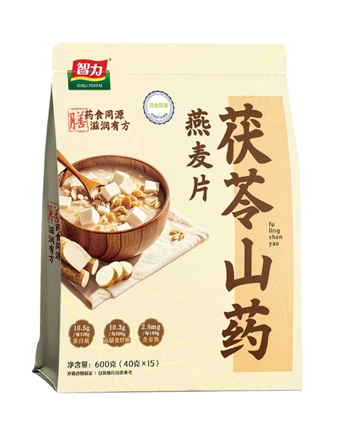 智力茯苓山药燕麦片600G*12 ZL PORIA YAM OATMEAL