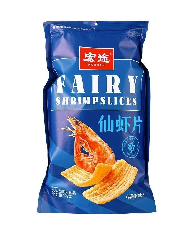 宏途仙虾片蒜香味178G*20 HT FAIRY SHRIMPSLICES GARLIC FLAVOR