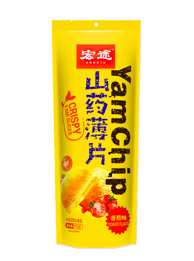 宏途山药脆片番茄味90G*40 HT YAM CHIP TMT FL